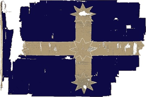 Tattered Eureka flag