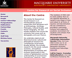 Centre for Research on Social Inclusion