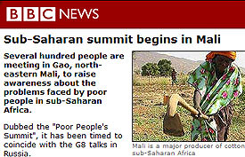 Sub-Saharan summit begins in Mali