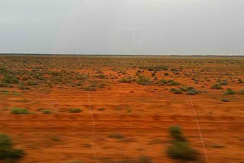 Red sand in outback Australia. Photo by Bernard Appassamy
