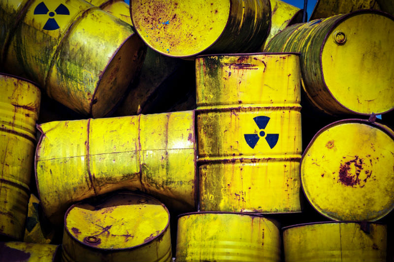 Nuclear waste barrels (Credit: Charissa Van Straalen/Getty Images)