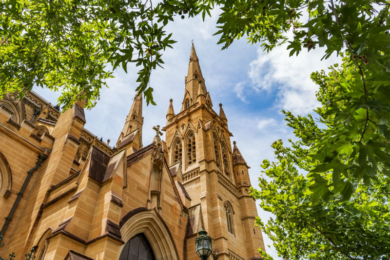 The Metropolitan Cathedral of the Immaculate Mother of God in Sydney (Getty Images/kldlife)