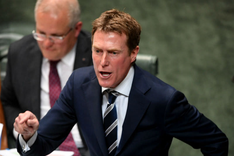 Christian Porter during question time (Getty images/ Tracey Nearmy)