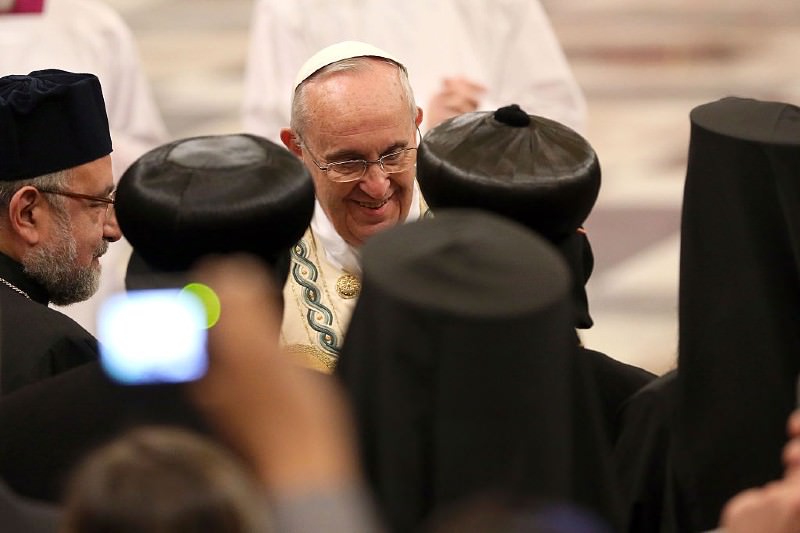 Pope Francis with Eastern Churches and Ecclesial Communities (Franco Origlia/Getty images)