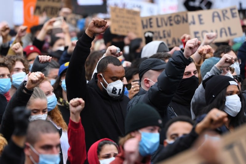 Australians rally BLM protest (Getty images/ Quinn Rooney)