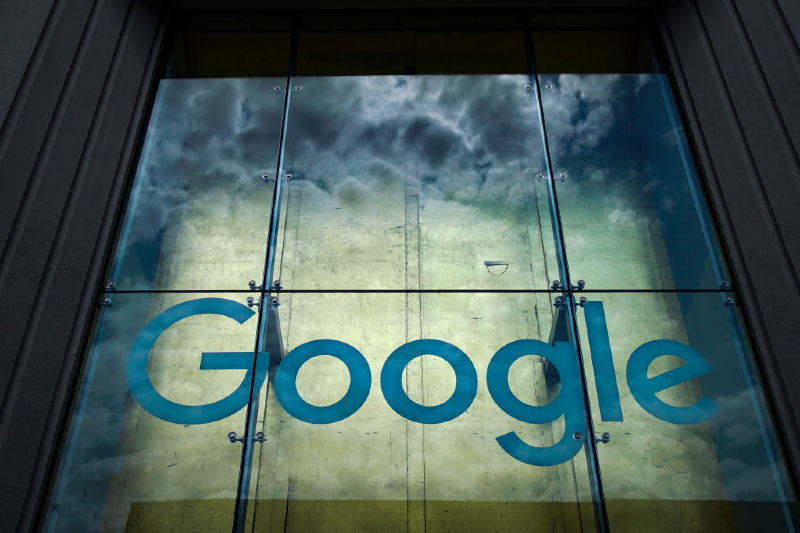 Google logo on building (Drew Angerer/Getty Images)