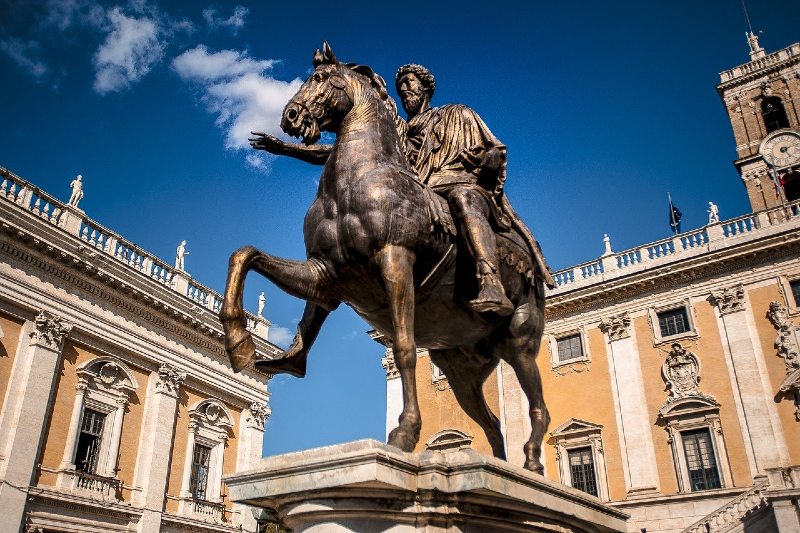 Replica of Equestrian Statue of Marcus Aurelius in Rome (edoardo taloni/Pixabay)