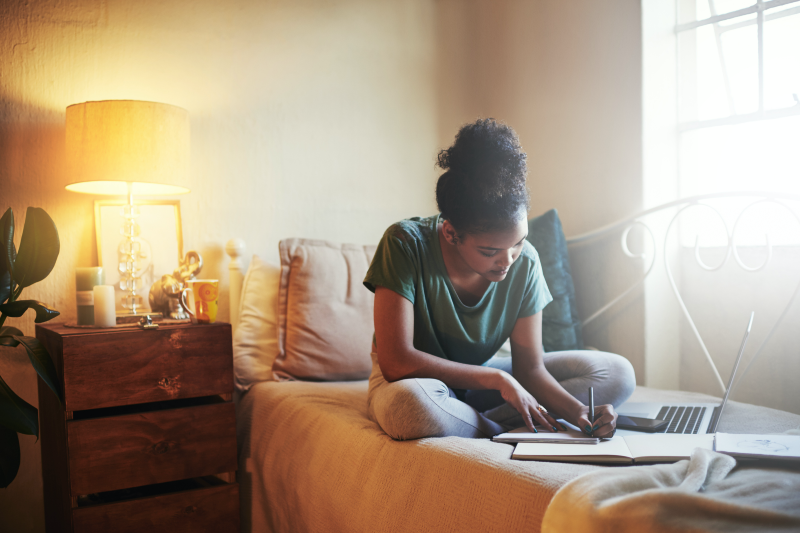 Student studying at home (Getty)