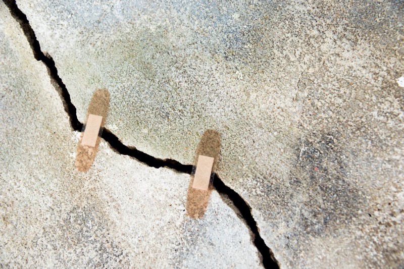 Main image credit: Bandaids over a crack in concrete (Getty Images)