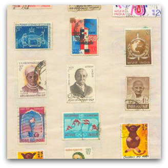 Old Indian stamps