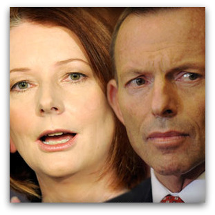 Julia Gillard, Tony Abbott, Election 2010