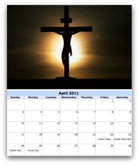 Easter calendar