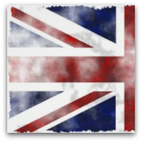 Frayed UK flag