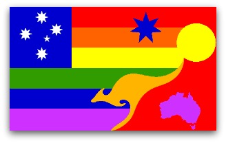 Gay Australian flag