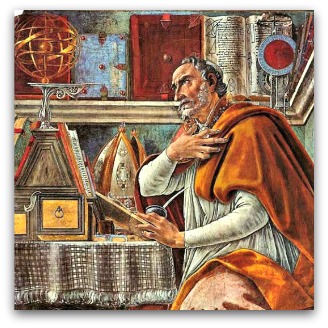 Saint Augustine in His Study by Sandro Botticelli, 1480