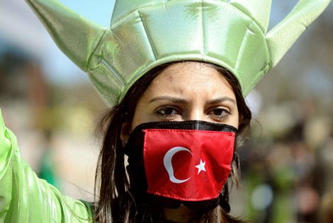 Armenian Genocide Protestor Armenian Genocide Protestor