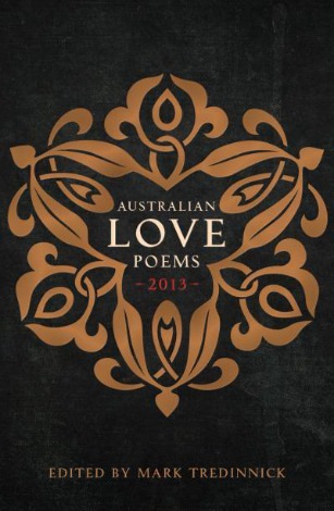 'Australian Love Poems 2013' cover features title surrounded by ornate pattern