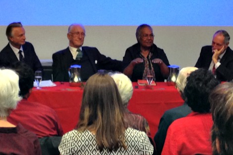 Malcolm Fraser, Rosalie Kunoth-Monks and Frank Vincent QC in conversation 