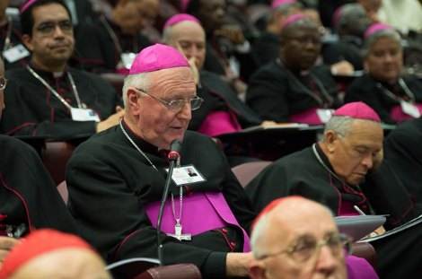 Synod photo featuring Archbishop Hart