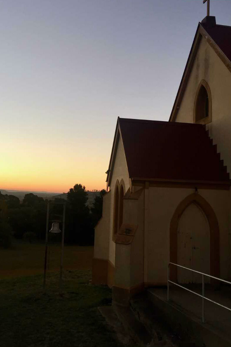 Church at dawn
