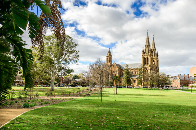 St Peter's Cathedral in North Adelaide. Photo by moisseyev via Getty