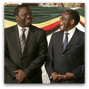 Mugabe and Tsvangirai