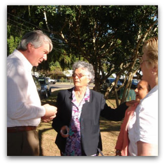 Frank Brennan at Stradbroke Island