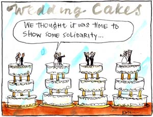 'Gay marriage sweetener', by Fiona Katauskas