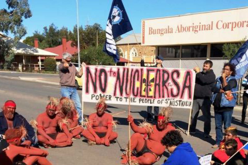 Main image: No Nulcear SA protest (Dr Jim Green)